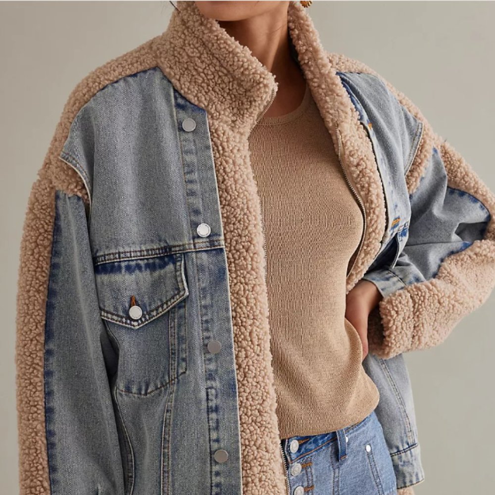 Blank NYC Fuzzy Wuzzy Jacket Medium NWT